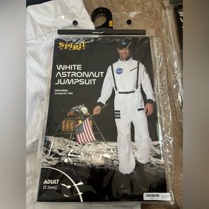 Spirit White Astronaut Jumpsuit Costume for Adult